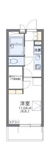 レオパレスグリーンローズの間取り画像