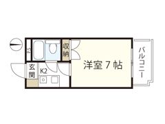 パレグレース仁保の間取り画像
