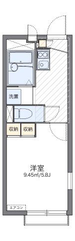 レオパレスそよかぜの間取り画像