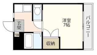 リトルハイム長岡60号館の間取り画像