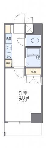 レオパレスRX倉敷の間取り画像