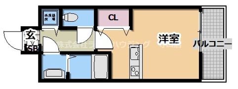 クレアート大阪イーストG4の間取り画像