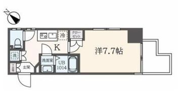 フェルテ中野の間取り画像