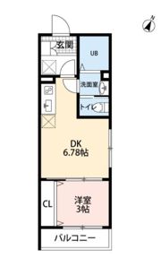 グロースフル南行徳の間取り画像