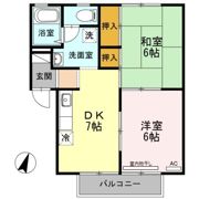 アメニティー八浜 A棟の間取り画像