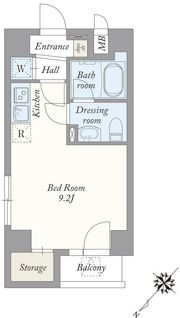 KS入谷EASTの間取り画像