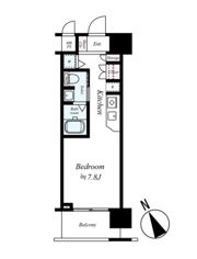 エスリード御堂筋梅田の間取り画像