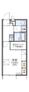 レオパレスロワール郡本の間取り画像