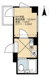 シャンテ亀戸天神橋の間取り画像