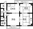 レジデンスみなみB棟の間取り画像