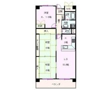 パークサイドフジの間取り画像