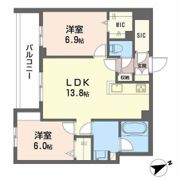 Adonis長束の間取り画像