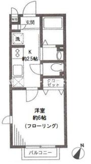 アルブル上大岡壱番館の間取り画像