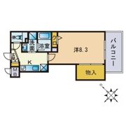 アクタス天神セントラルタワーの間取り画像