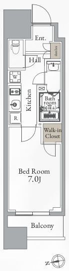 グランカーサ町屋の間取り画像