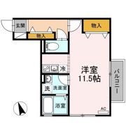 アムール安宅の間取り画像