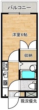 コーポ丸山Ⅱの間取り画像