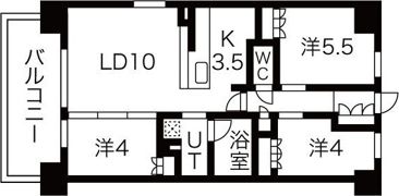 アーバンパーク淡路の間取り画像