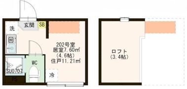 グランときわ台の間取り画像