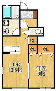 ハイヒルズ下曽根の間取り画像