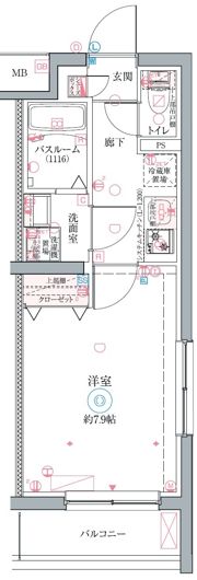 クレヴィスタ立石Ⅱの間取り画像