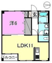 フォブールAliceの間取り画像