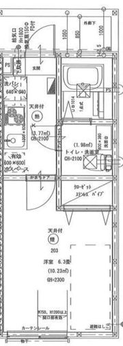 アザーレ・パッシオ平和台の間取り画像