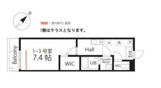 ハーミットクラブハウス横浜元町 A号棟（仮）の間取り画像