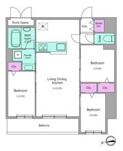 ドゥーエ日暮里Ⅲの間取り画像