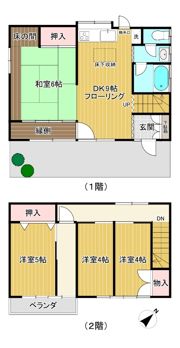 赤松邸の間取り画像