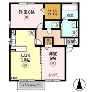プラム F棟の間取り画像