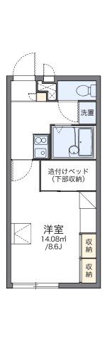 レオパレスウイングの間取り画像
