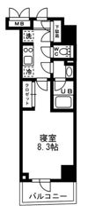 レジディア亀戸の間取り画像