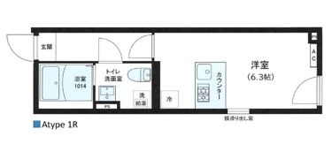 レピュア錦糸町レジデンスⅡの間取り画像