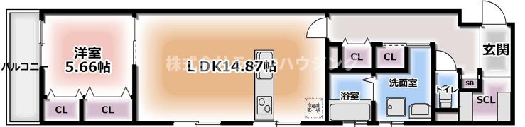 COLORSの間取り画像