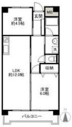 ツインヴィラ大島Bの間取り画像
