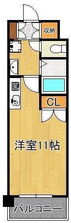 オークランドアサート折尾の間取り画像