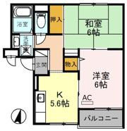 ウエルコート大桐の間取り画像