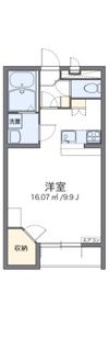 レオパレスRiverⅡの間取り画像