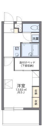 レオパレスサンライズの間取り画像