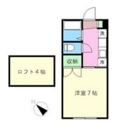 プリンスコート山手町Aの間取り画像