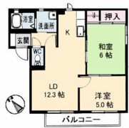 シャーメゾン深山の間取り画像