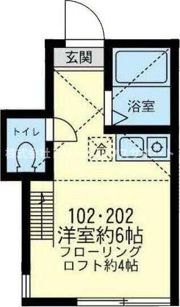 ユナイト田浦リオ・ブランコの間取り画像