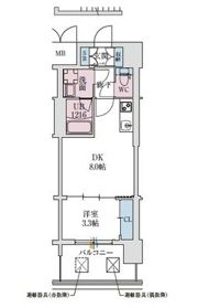 スプランディッドあびこ駅前DUEの間取り画像