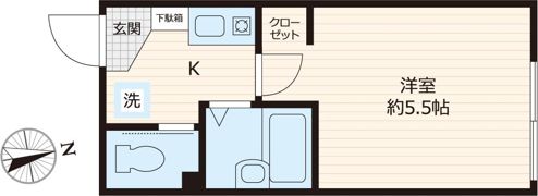 Sincrease柴又の間取り画像