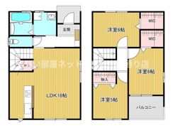 リュミエール桜川の間取り画像