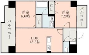 サクシード保田窪Ⅱの間取り画像