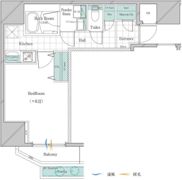 ガリシア大塚Southの間取り画像
