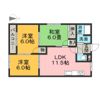 コスモビュー下三緒の間取り画像