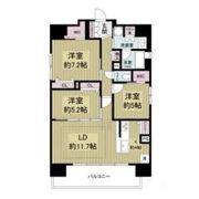 レジュールアッシュ谷町四丁目グランクラスの間取り画像